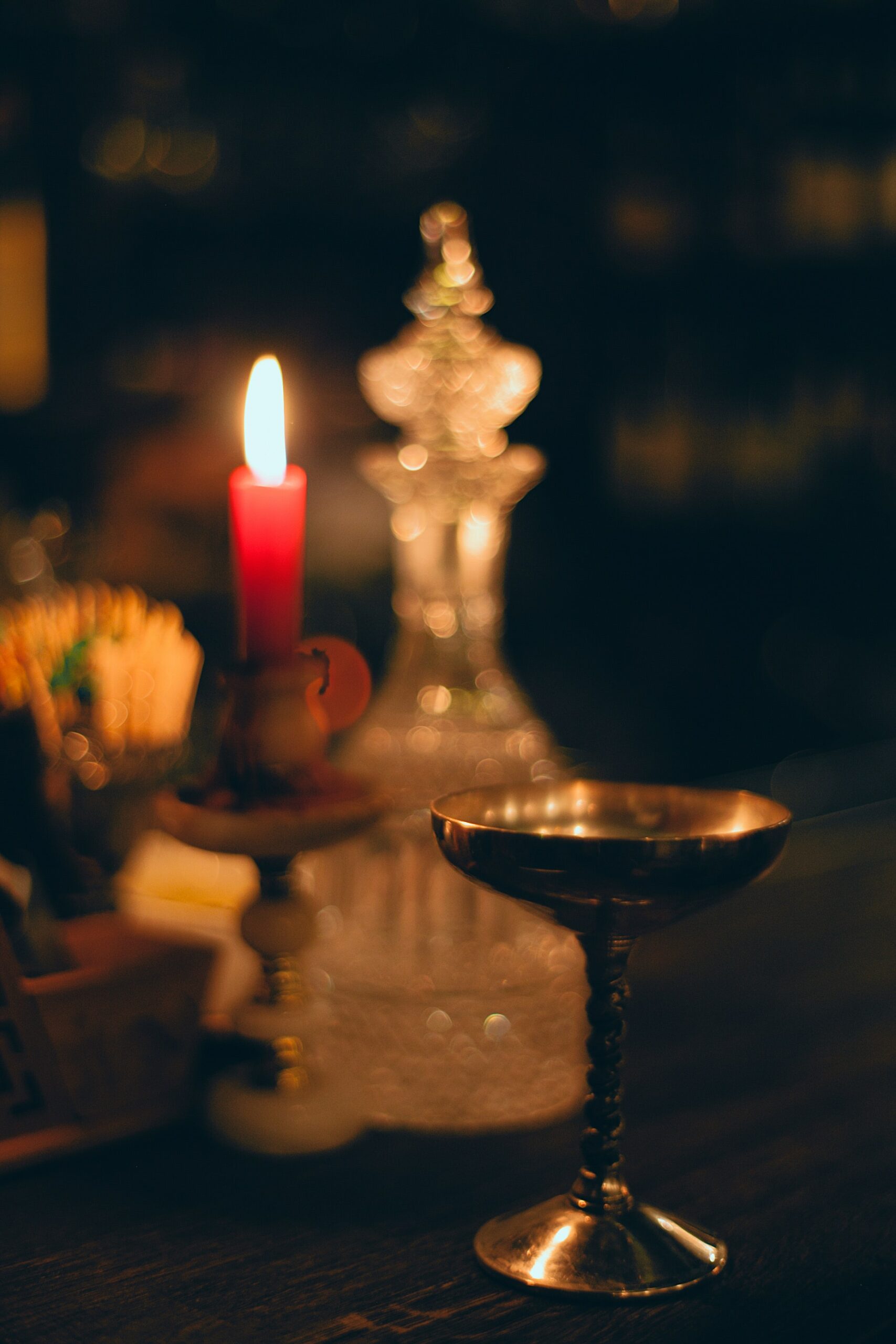 Christian Candle and Chalice Photo by Maria Orlova from Pexels